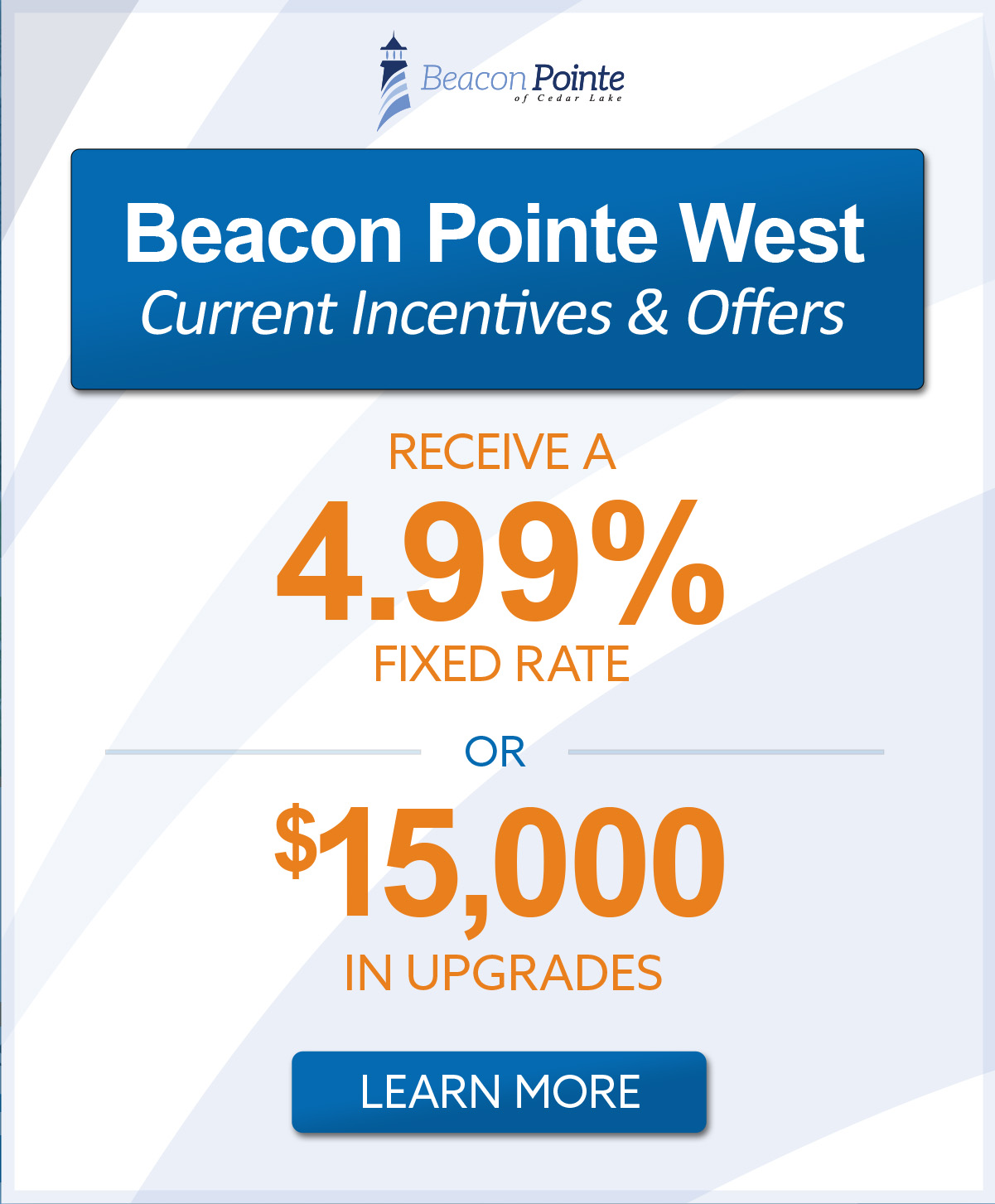 Beacon Pointe West - Current Incentives & Offers